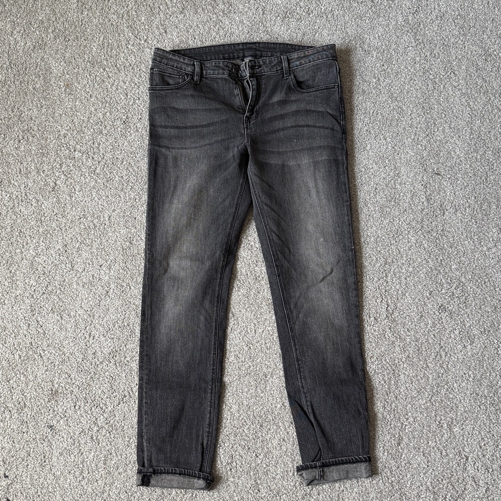 ASOS Stylish Skinny Black Denim Jeans 33/32